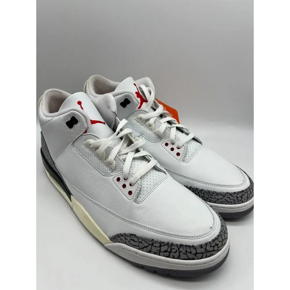 Nike Air Jordan 3 Retro White Cement Reimagined DN3707-100 Mens Size 18 New